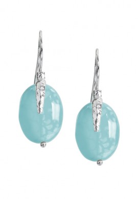 Silver Earrings with stones "Portofino"