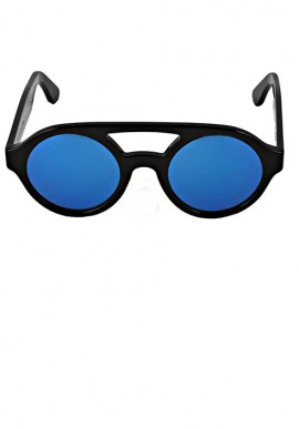 Black/shaded Blue Sunglasses