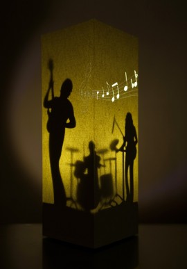 Paper lamp - Jazz Band