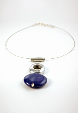 Necklace in onyx "sofia"